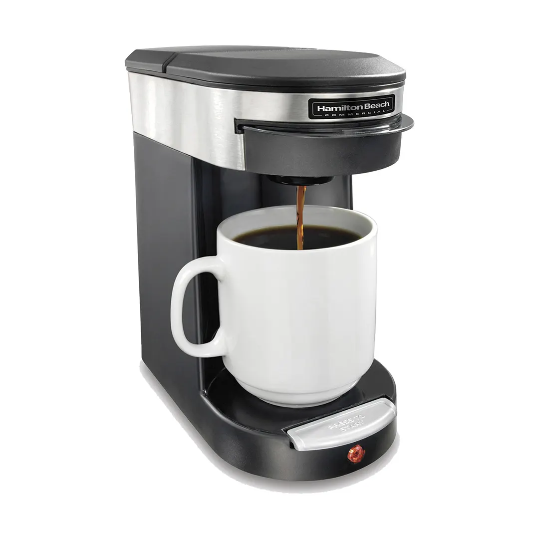 Hamilton Beach HDC200S-CE Pod Coffee Maker, SS Accents, 500W, 230V, International