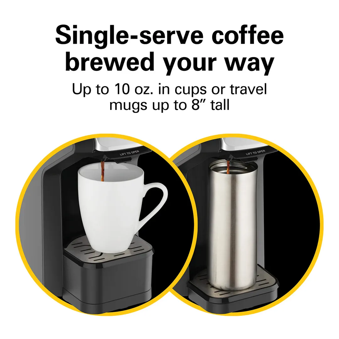 Hamilton Beach HDC311 Single-Serve Coffee Maker, 1050W / 120V - Black (compatible with K-Cup® packs)