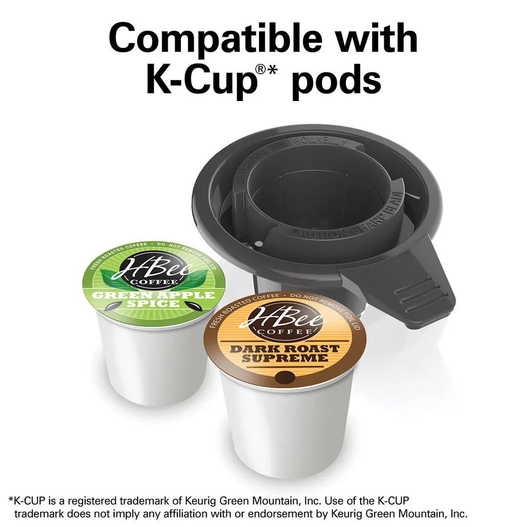 Hamilton Beach HDC311 Single-Serve Coffee Maker, 1050W / 120V - Black (compatible with K-Cup® packs)