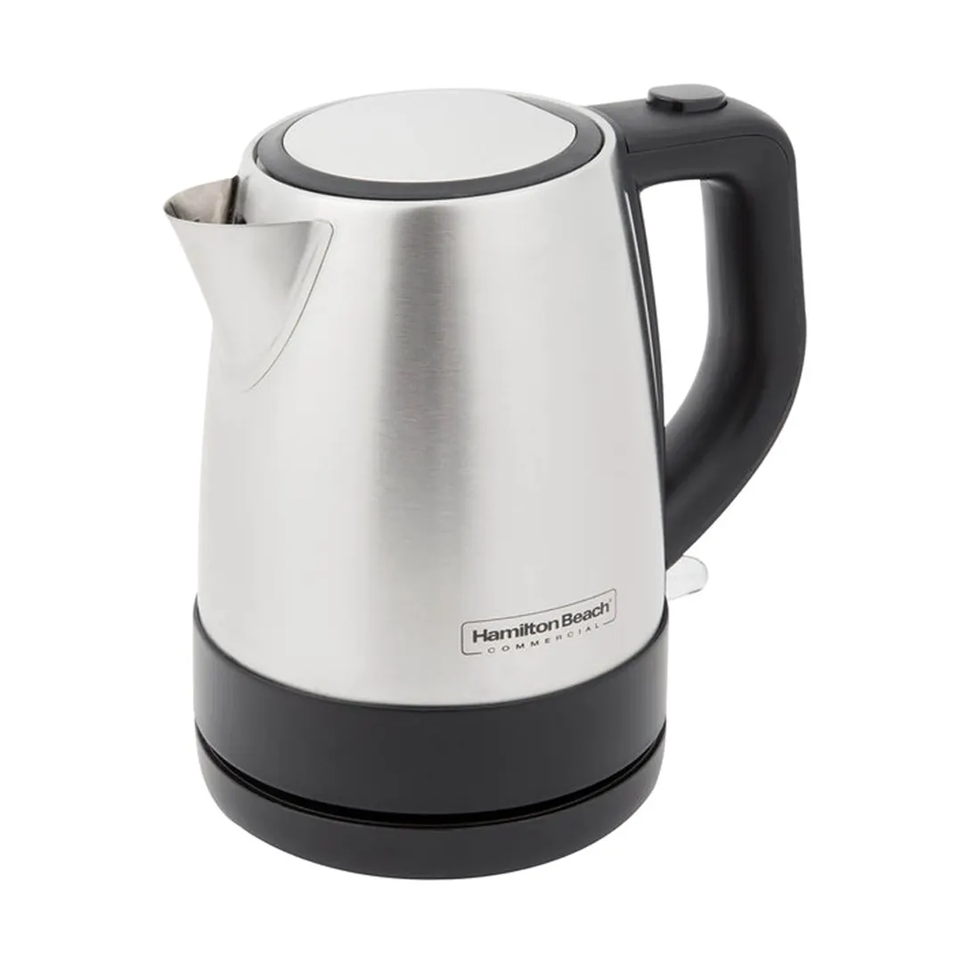 Hamilton Beach HKE110 Kettle, 1 Liter, Stainless Steel, Concealed Heating Element