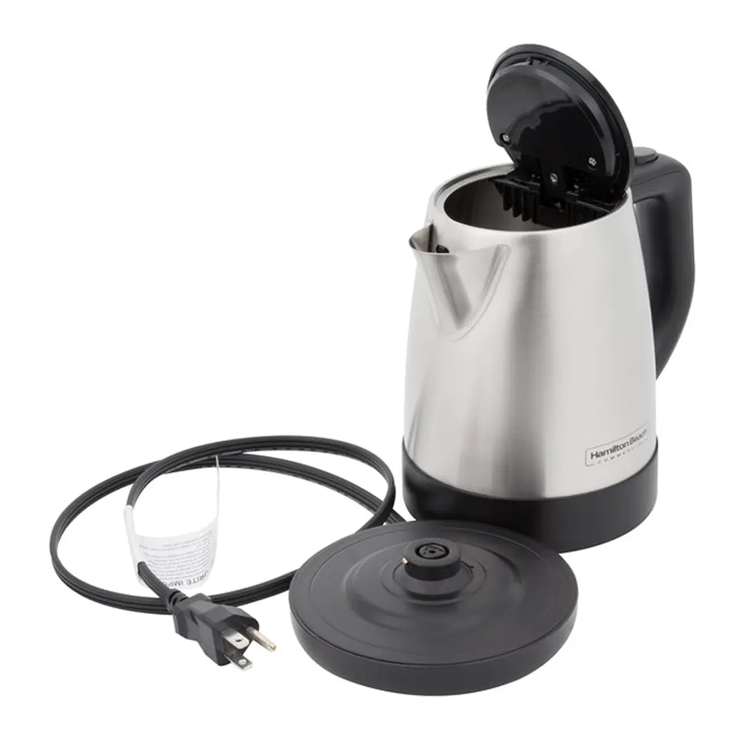 Hamilton Beach HKE110 Kettle, 1 Liter, Stainless Steel, Concealed Heating Element