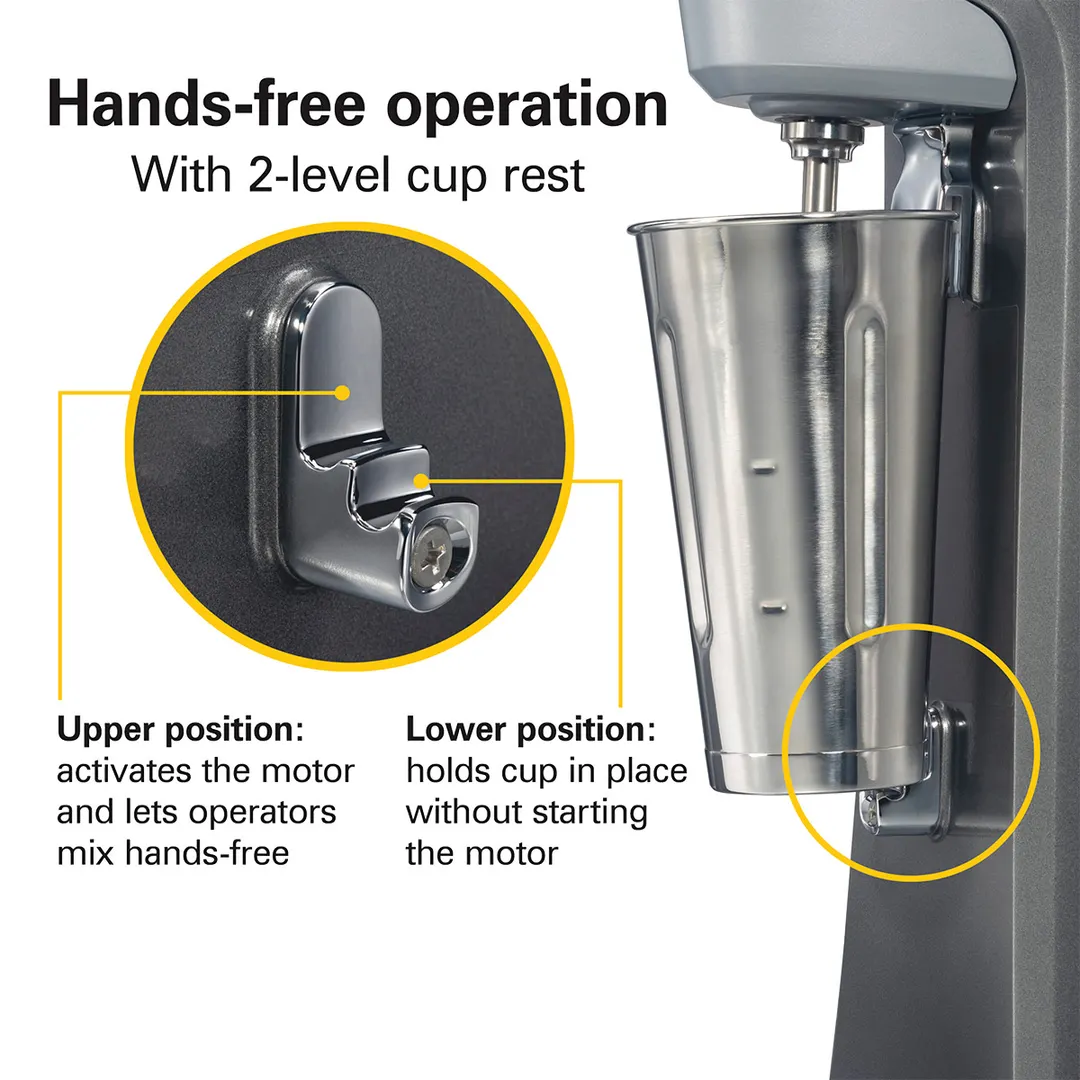 Hamilton Beach HMD200R Drink Mixer, Single Spindle, For Soda Fountain & Bar Use