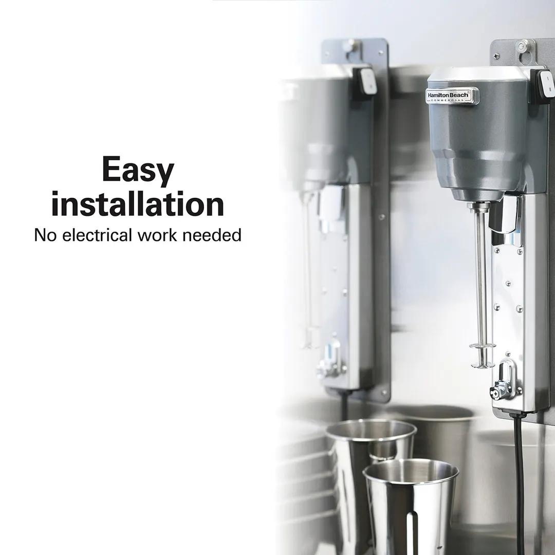 Hamilton Beach HMD300 Wall Mount Single Spindle Drink Mixer (2) Speeds
