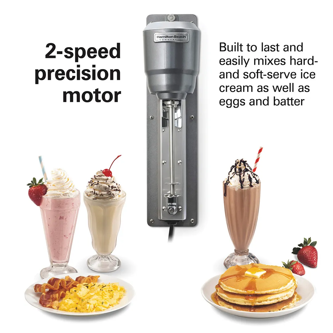 Hamilton Beach HMD300 Wall Mount Single Spindle Drink Mixer (2) Speeds