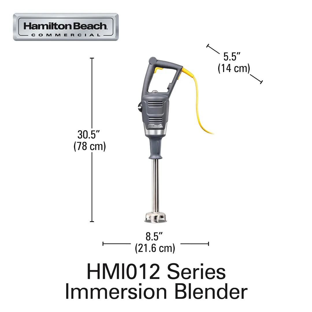 Hamilton Beach HMI012 Bigrig™ Immersion Blender Mixer, with Wall Mount Hanger