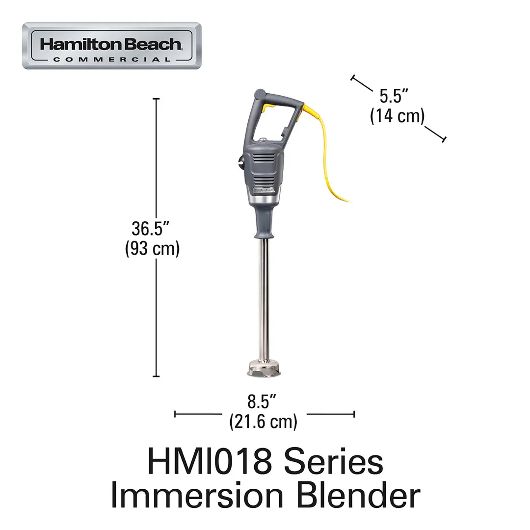 Hamilton Beach HMI018 Bigrig™ Immersion Blender Mixer, with Wall Mount Hanger