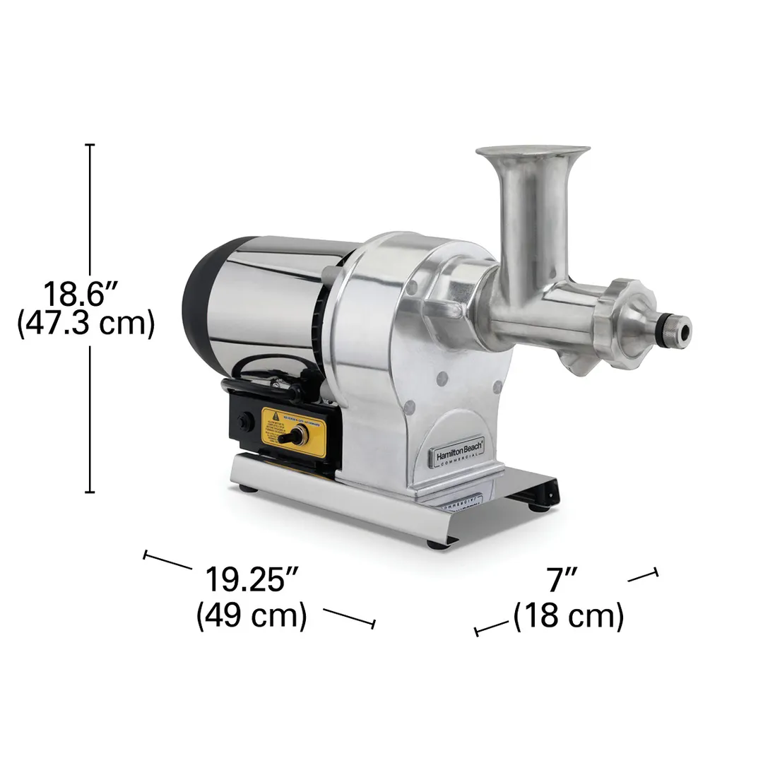 Hamilton Beach HWG800 Wheatgrass Juicer, Electric, 3/8 HP