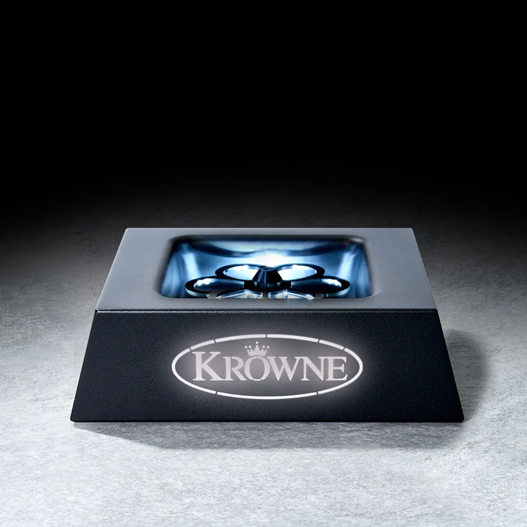 Krowne KR-LC2GF-JT-B Royal Series Countertop Liquid Co2 Glass Froster (Matte Black)