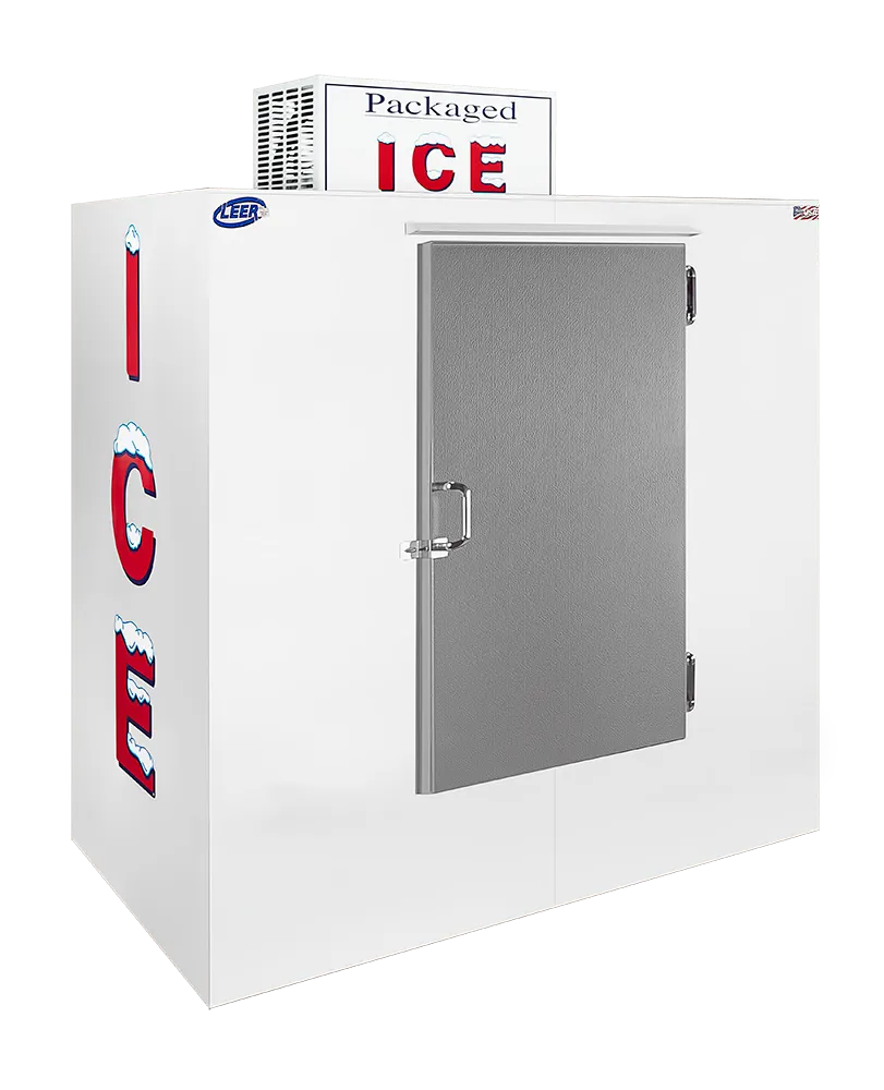 Leer 3530301 Ice Merchandiser, 65 cu ft, Galvanized Steel Door, 16‑24°F, R290, 1/3 HP, UL Certified