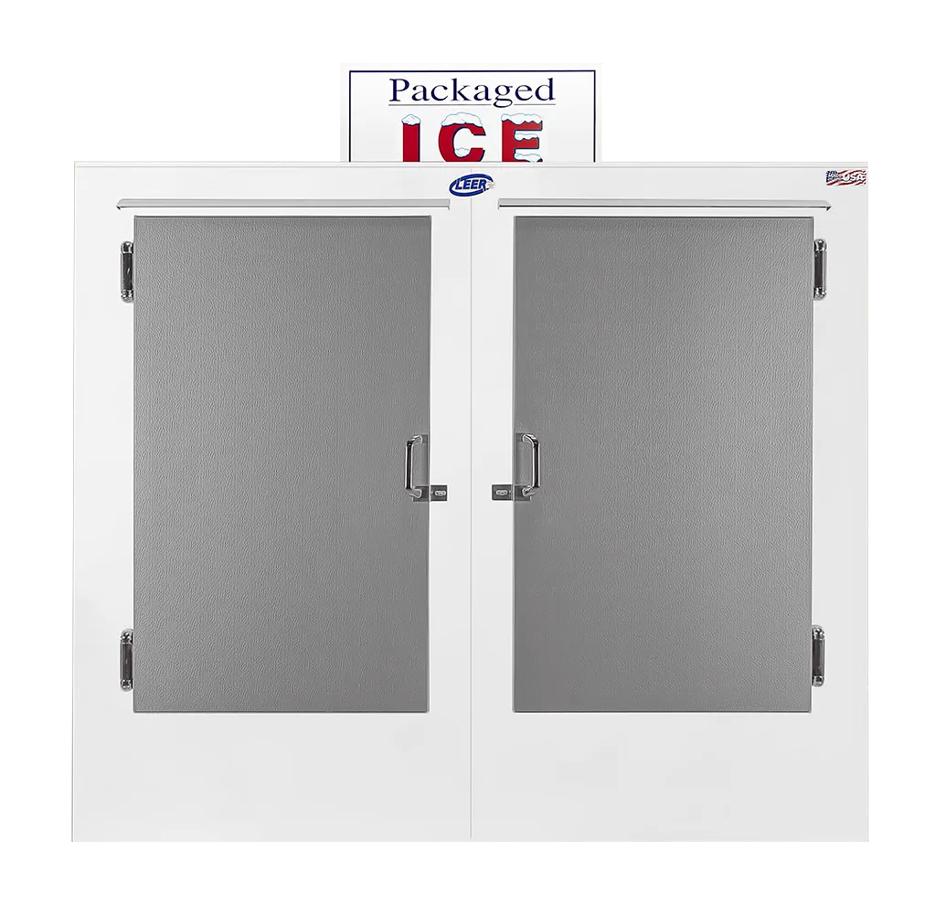 Leer Inc 3554301 Ice Merchandiser – 60 cu ft Outdoor Unit, R290, 1/3 HP 115V, Defrost, UL Certified