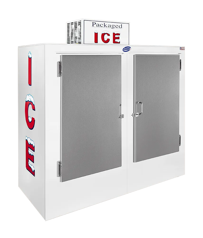 Leer Inc 3554301 Ice Merchandiser – 60 cu ft Outdoor Unit, R290, 1/3 HP 115V, Defrost, UL Certified