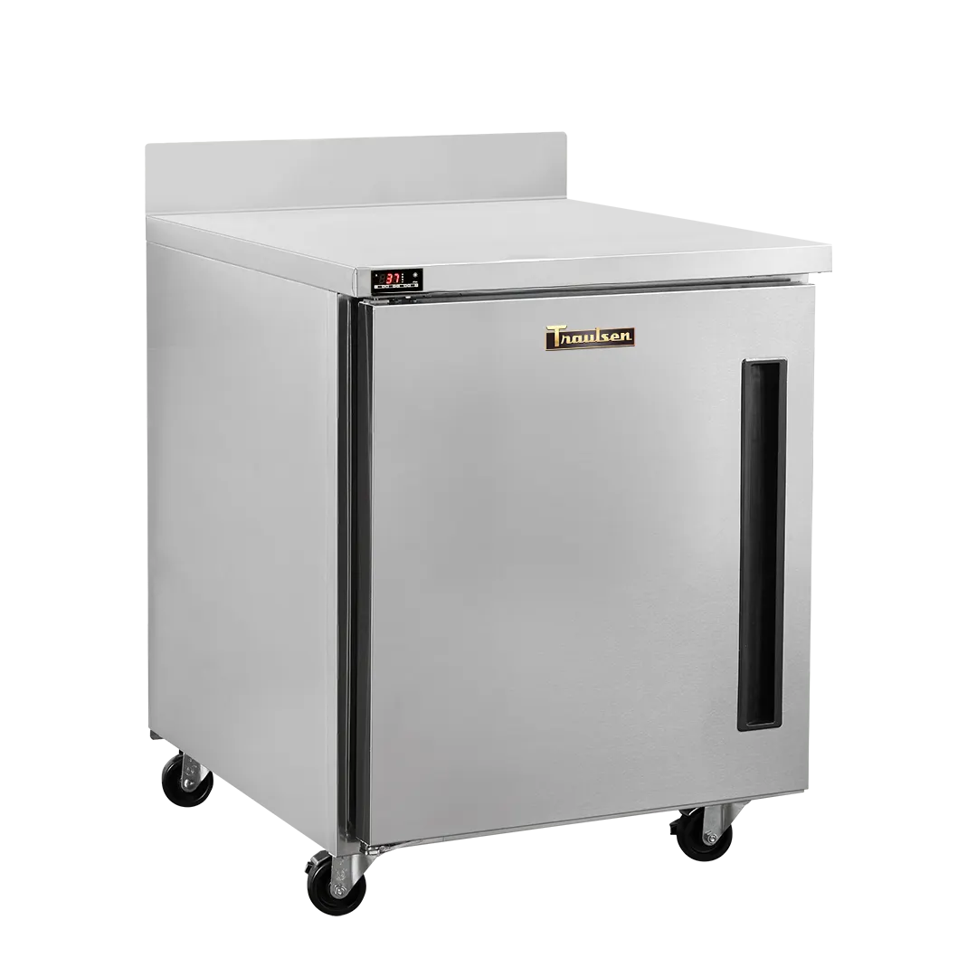 Traulsen CLUC-27R-SD-WTL-LK 27" 1-Section Worktop Refrigerator w/ 1 Door (left), 6.5 cu. ft.