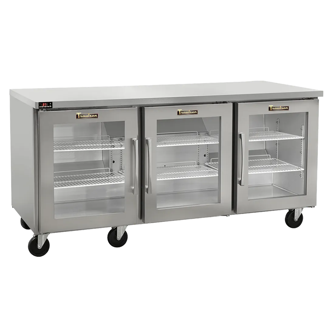 Traulsen CLUC-72R-GD-LRR-LK Reach-In Undercounter Refrigerator