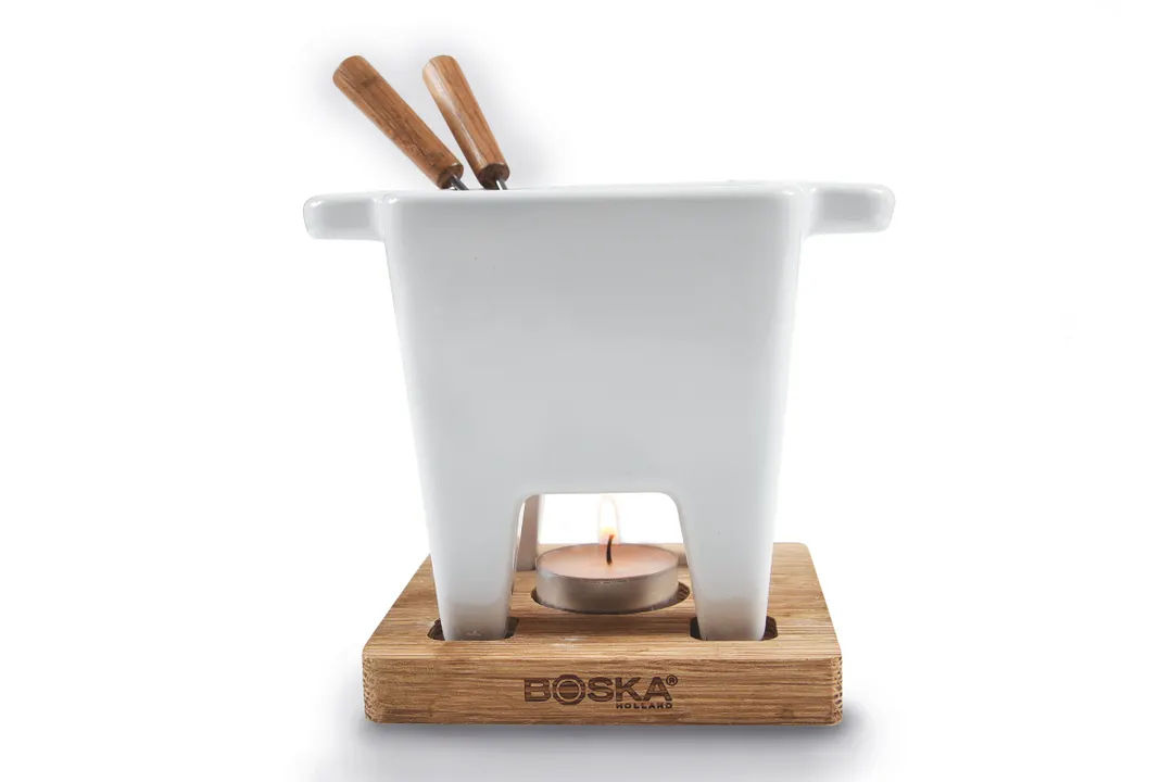 Boska 307200 Ultimate Charcuterie Set Monaco+, 9 Cheese Knives with 15" Walnut Serving Board, Finish