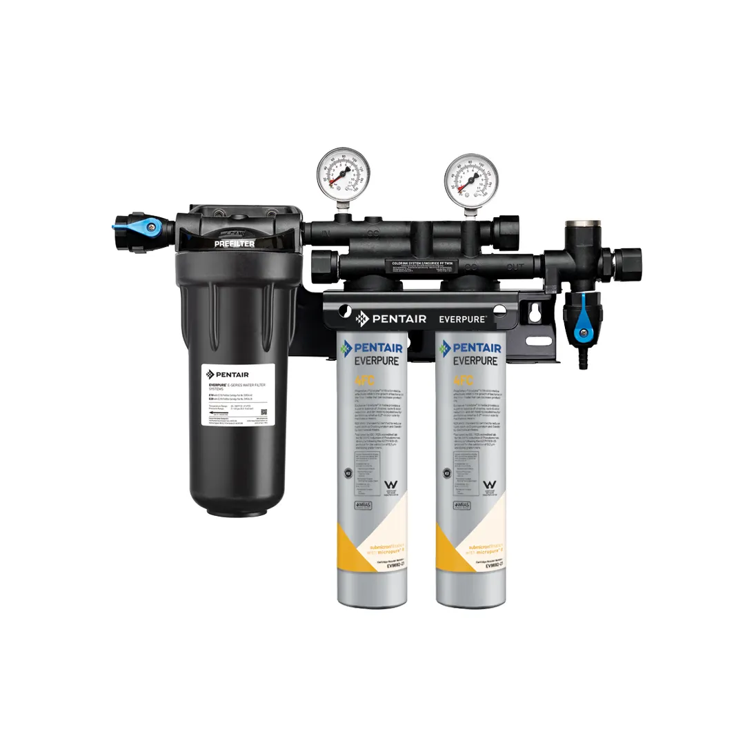 Everpure QC7I PF TWIN 4FC for Fountain / Beverage Machines Water Filtration System