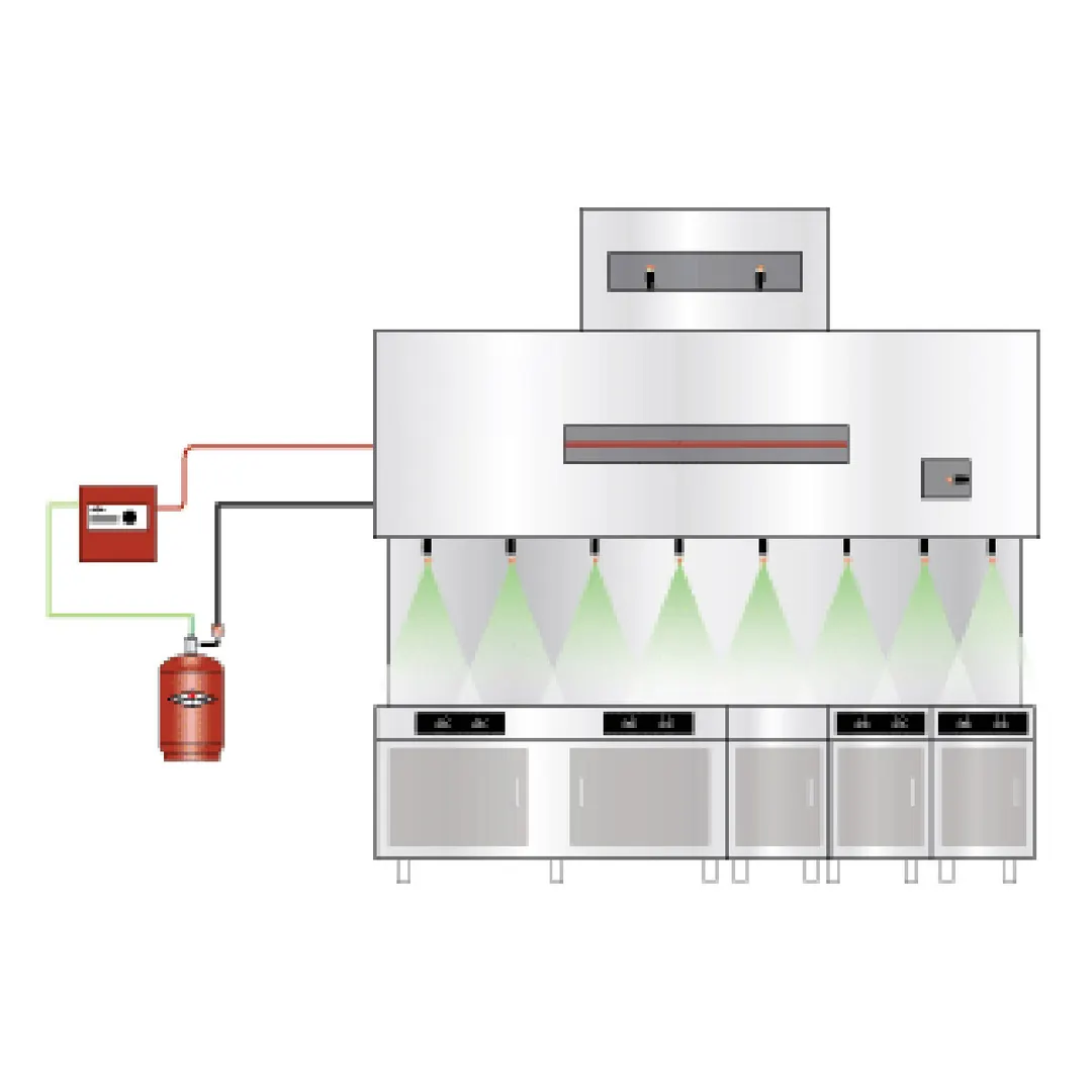 Accurex FSSC - PO - 0 - 2/GAS VALVE Fire Suppression System w/ Fire Parts