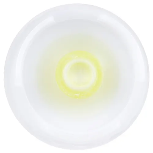 AllPoints 185654 FIFO Squeeze Bottle Cap, Clear Plastic Yellow Valve NSF Certified Size - 1/Pack