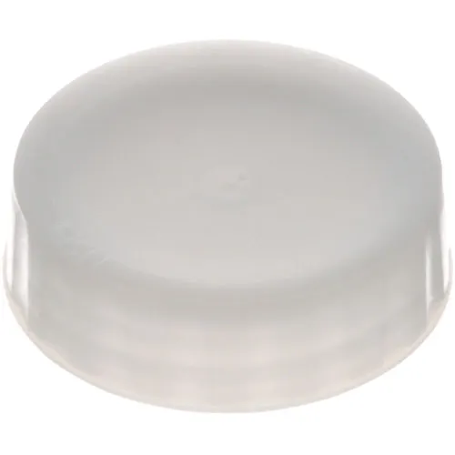 AllPoints 185655 FIFO Squeeze Bottle Lid, Clear/White End Cap, No Tip, - 1/Pack