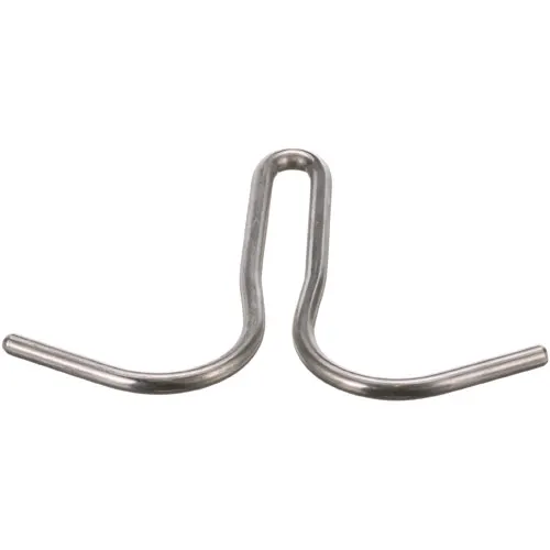 AllPoints 263865 Pot Rack Hook, Sliding, Double, for 1/4" x 2" Bar, Stainless Steel