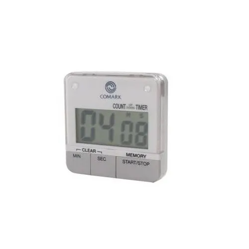 AllPoints 81301 Digital Kitchen Timer, 99‑Minute 59‑Second Countdown, Clip Back, Battery - 1/Each