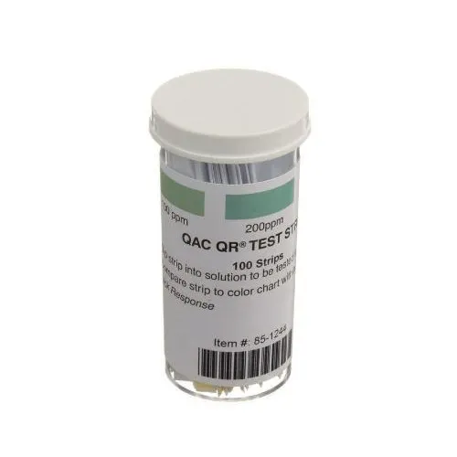 AllPoints 1421486 Litmus Test Strips for QUAT, Waterproof Vial with Color‑Coded Chart, Pack
