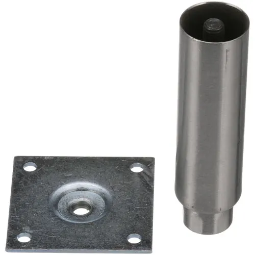 AllPoints 262441 Equipment Leg, 3-1/2", 6" Min., 1/8" Adjustable, Stainless Steel