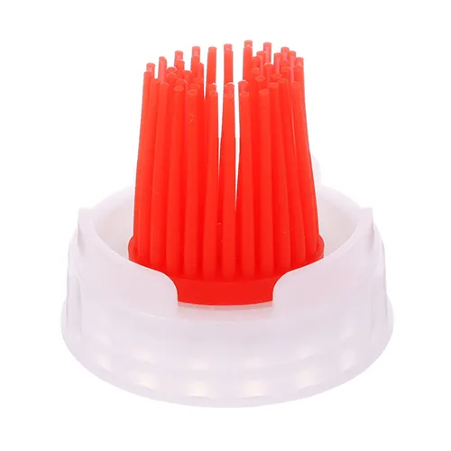 AllPoints 2802124 Cap Brush Squeeze Bottle, Fifo Design, Grade Plastic, Easy Dispense - 6/Pack