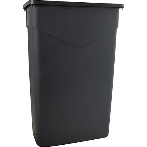 AllPoints 36145 Commercial Trash Can – 23‑Gal Gray, 20" x 10‑7/8" x 29‑7/8", -50‑120°F, 1/Each