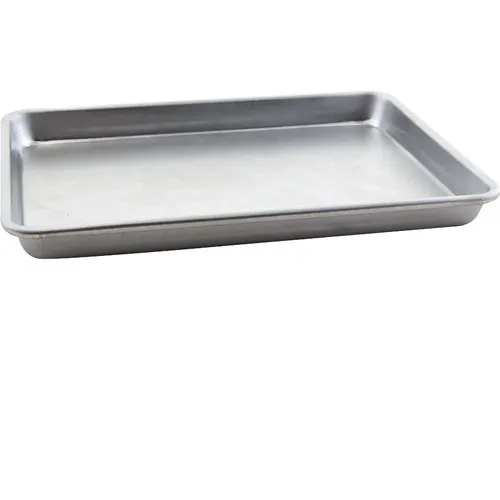 AllPoints 78254 - Quarter Sheet Pan 9" x 13", Solid Uncoated Aluminized Steel Baking Pan