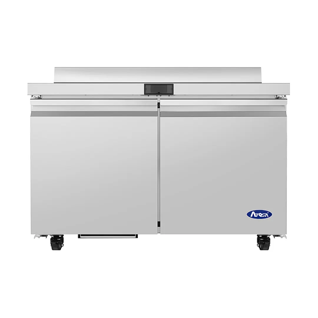 Atosa USA AWF48SD 48" 2-Doors Worktop Freezer, Stainless Steel, -8°F–0°F temp, 12.22 cu. ft.