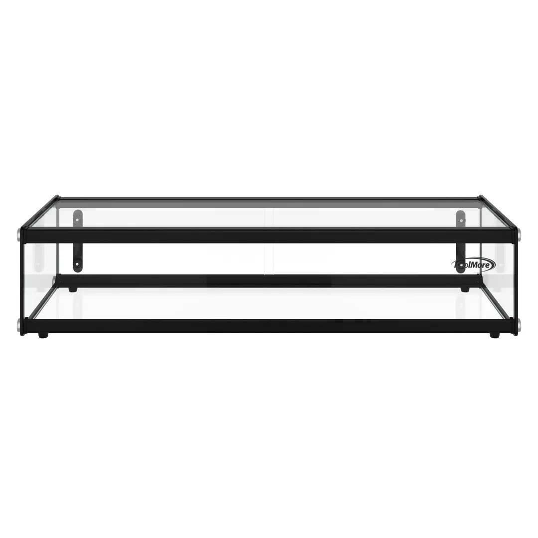 Koolmore KM-DC-17SBK Non-Refrigerated Countertop Display Case