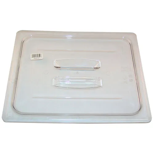 AllPoints 78420 Clear Handled 1/2‑Size Plastic Food Pan Lid, Replaces Cambro 20CWCH Cover