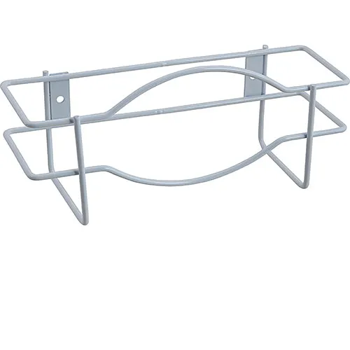 AllPoints 81502 Glove Box Holder, 10-1/4" x 5" x 3-5/8", Wall‑Mount, White Metal, 1‑Box Capacity