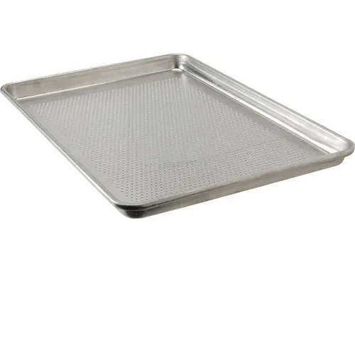 AllPoints LIN5303P - Half‑Size Perforated Sheet Pan, 18" x 13", Uncoated Aluminum Construction