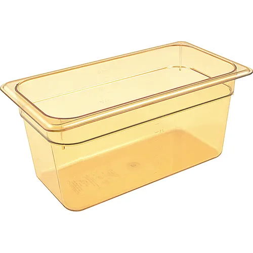 AllPoints 1331846 - Carlisle 1/3 Plastic Food Pan, 6"-8" Depth, Amber Polycarbonate, Food Service