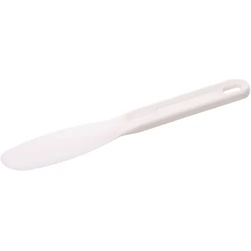 AllPoints 1371390 Sandwich Spreader – 7-3/4" L x 1-1/4" W, White Plastic Blade & Handle, Kitchen