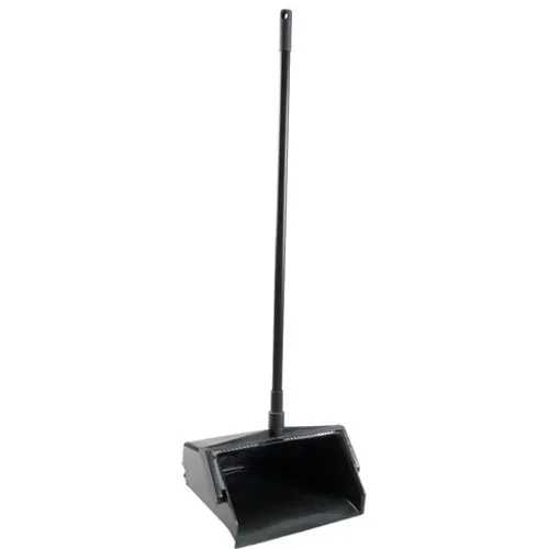 AllPoints 1591119 Lobby Dustpan - 12" Plastic Pan & Handle, Heavy‑Duty Floor Cleaning, White