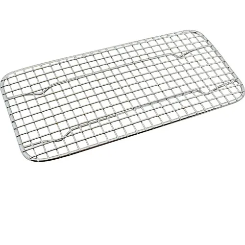AllPoints 2261041 Wire Cooling Rack, 5" x 10" Nickel Plated Heavy‑Duty Grate for 2000 Table Pan