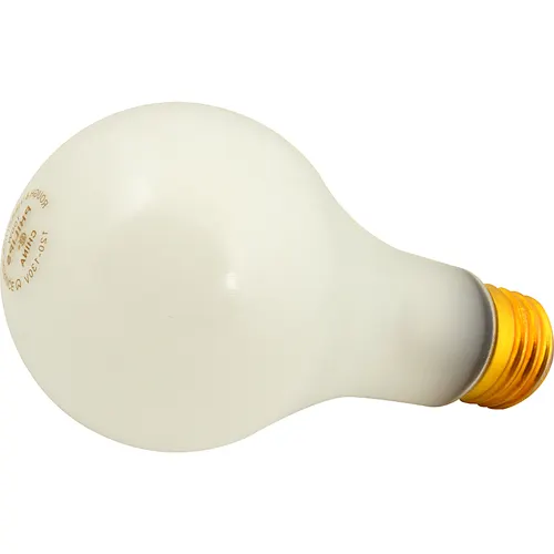 AllPoints 2531143 Shatter-Resistant Light Bulb, 120V 25W, Translucent Coating Containing Glass