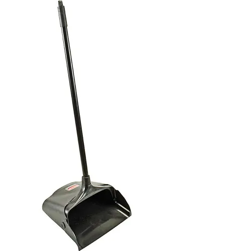AllPoints 76255 Lobby Pro® Dustpan, Pan 30" Handle, 4-3/4" H x 12" W x 10-1/2" D, Black Plastic