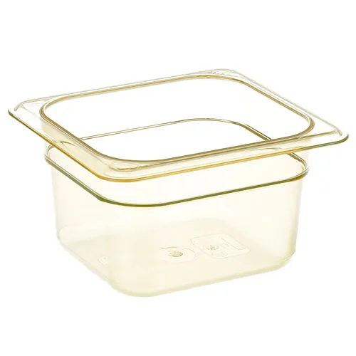 AllPoints 78965 - 1/6 Polycarbonate Food Pan, 6-3/8" x 6-7/8" x 6", -40°F to 375°F, Steam