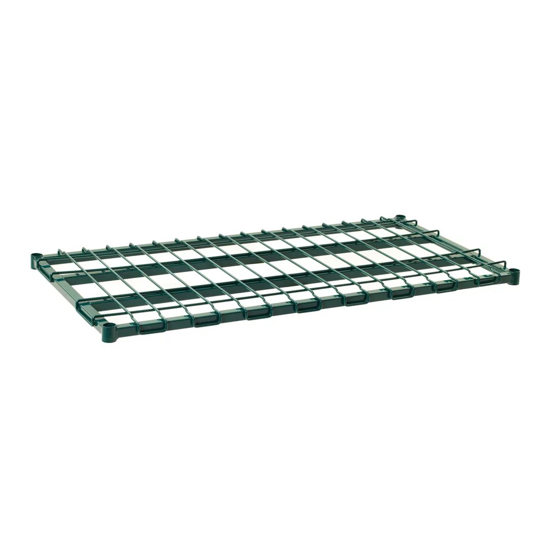 Metro 2136DRK3 Dunnage Shelf, 36" W x 21" D, Epoxy‑Coated Wire Mat, Square Tubing Frames, Microban® Protection