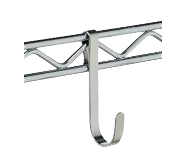 Metro HK23B Super Erecta Snap-On Hook, 3-7/16"H, black