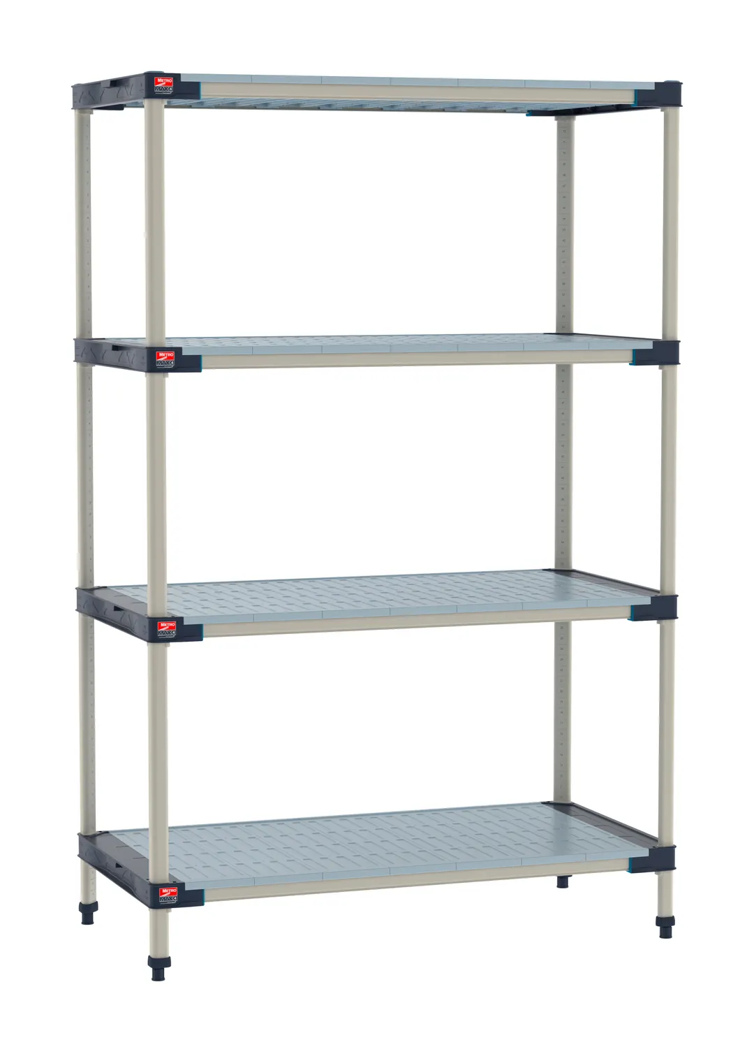 Metro M4-1824F-74-S4 All Plastic Shelving Unit