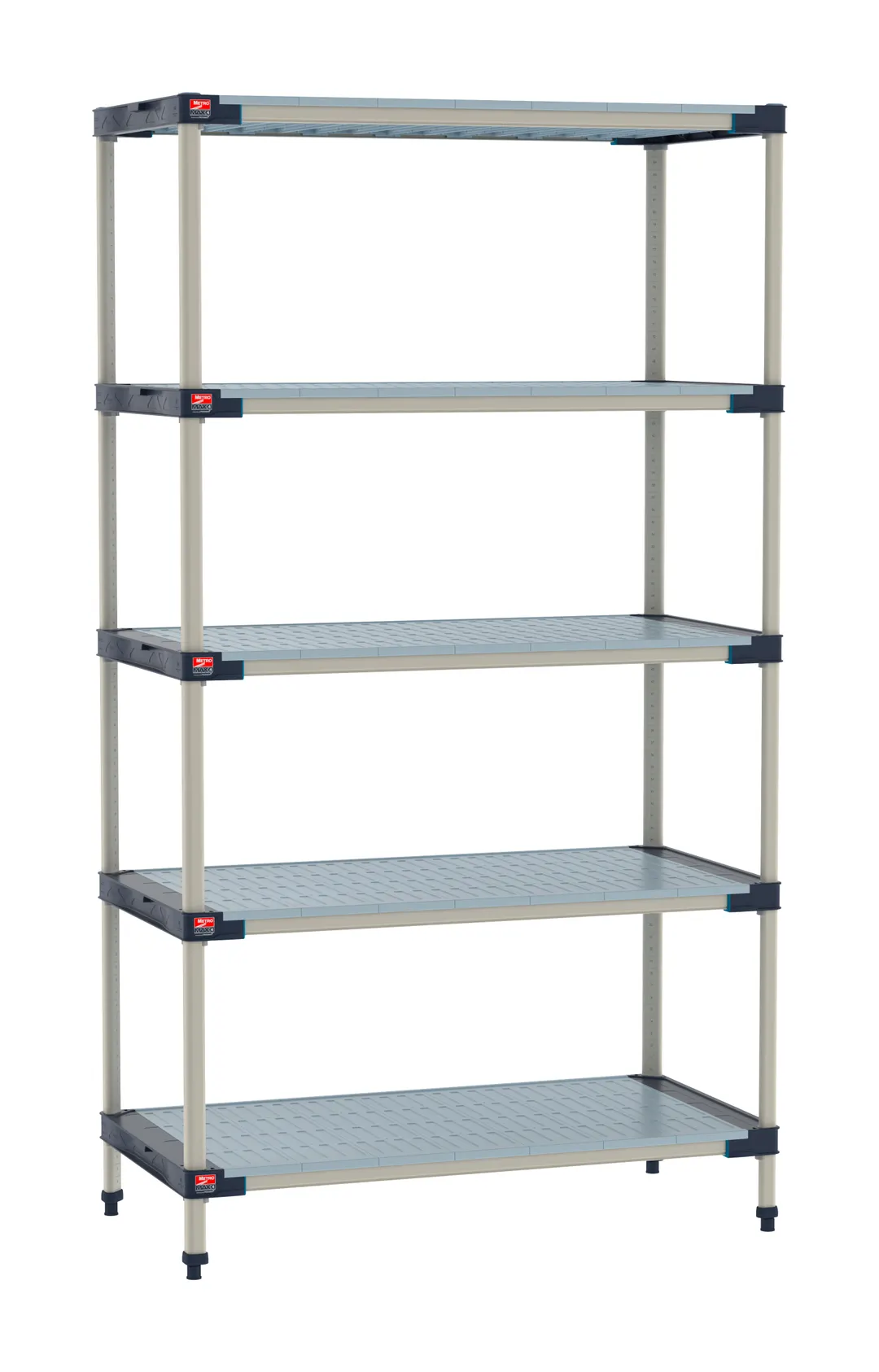 Metro M4-1830F-86-S5 All Plastic Shelving Unit