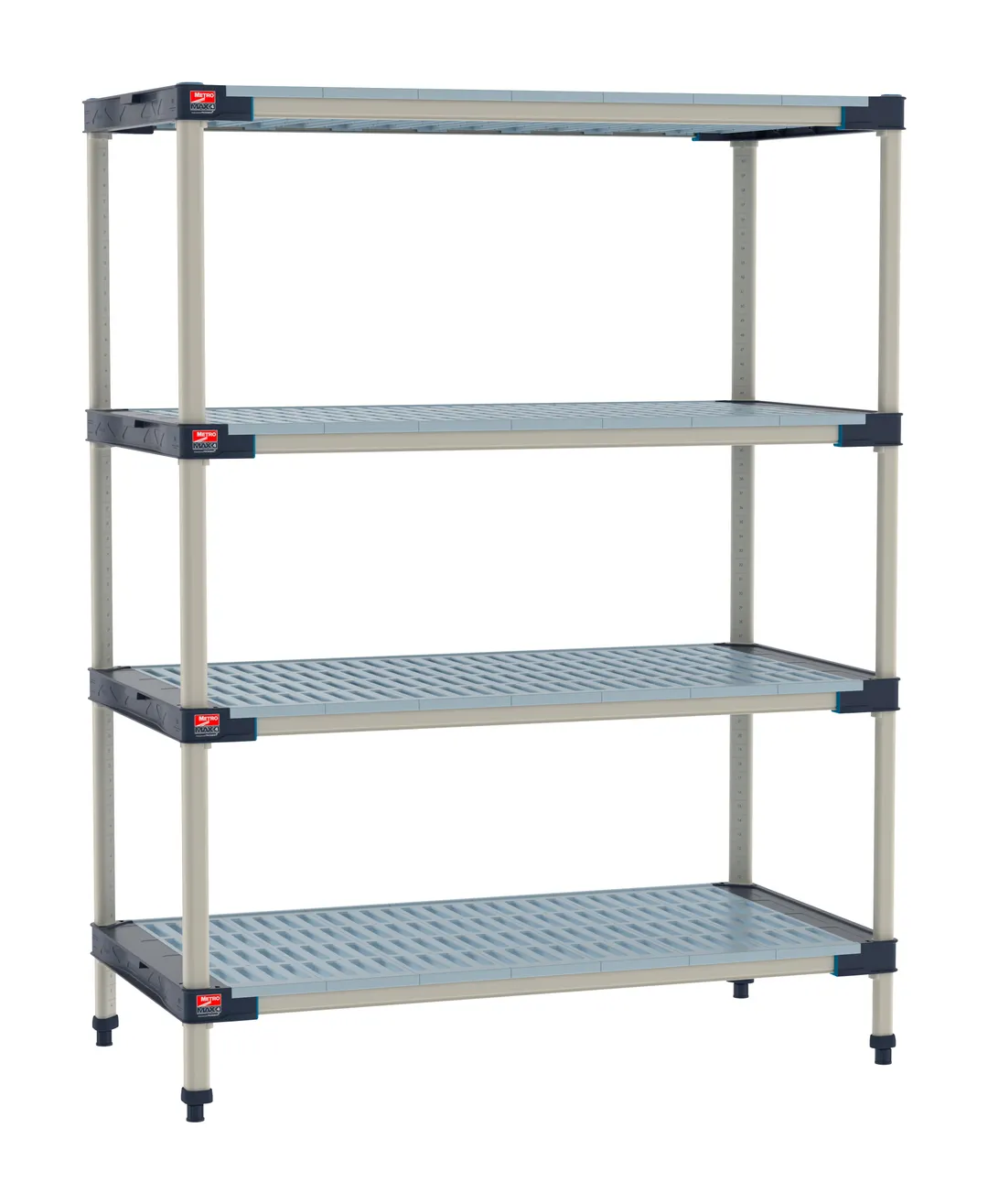 Metro M4-2448G-63-S4 All Plastic Shelving Unit