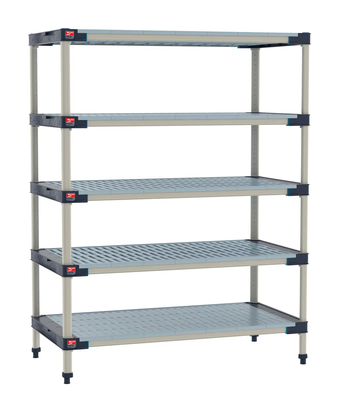 Metro M4-2460GF-63-S5 All Plastic Shelving Unit