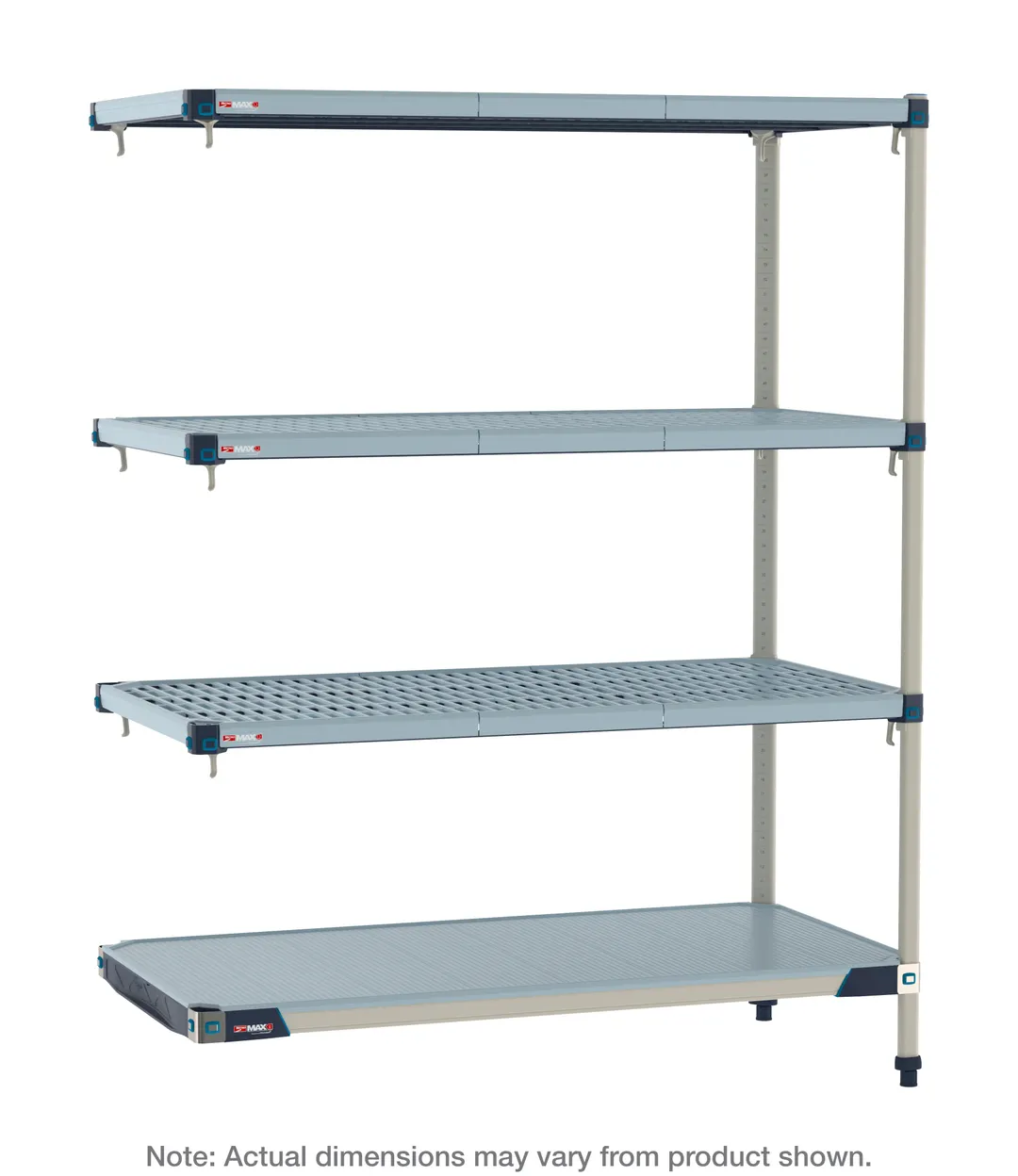 Metro MQ-1836GF-63-A4 All Plastic Shelving Unit