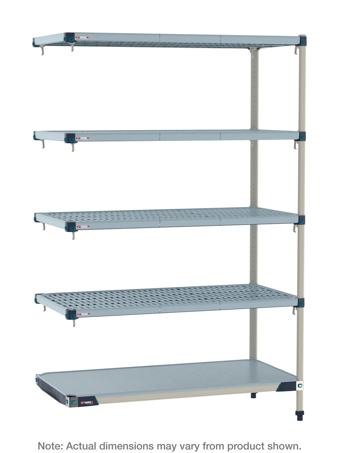 Metro MQ-1842GF-74-A5 All Plastic Shelving Unit