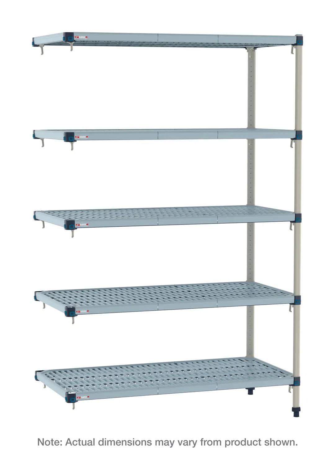 Metro MQ-1860G-74-A5 All Plastic Shelving Unit